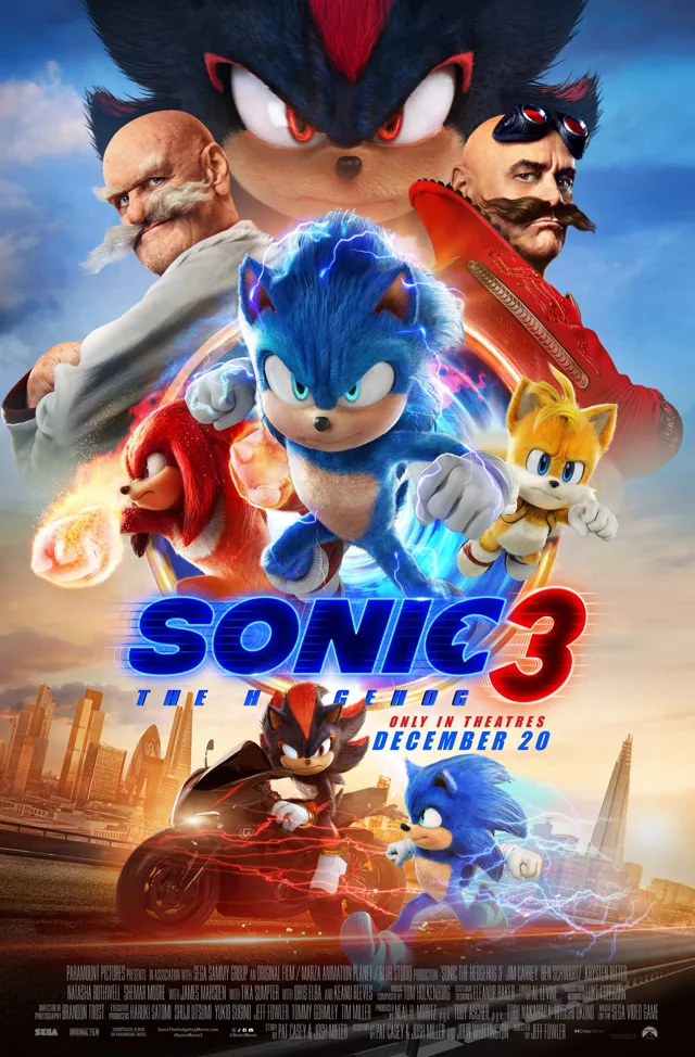Poster for Sonic the Hedgehog 3