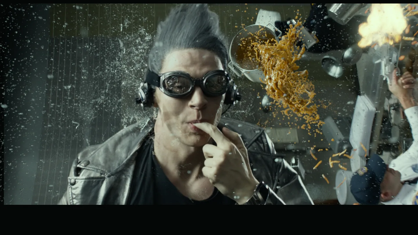 Completed Quicksilver kitchen shot from X-Men Days of Future Past